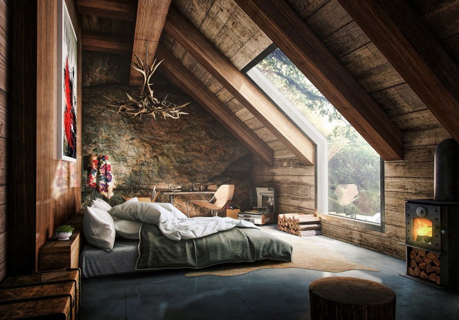 3 mansarda in stil rustic 3