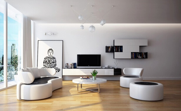 3.2. Living modern alb negru (3) 3.2. Living modern alb negru (3)