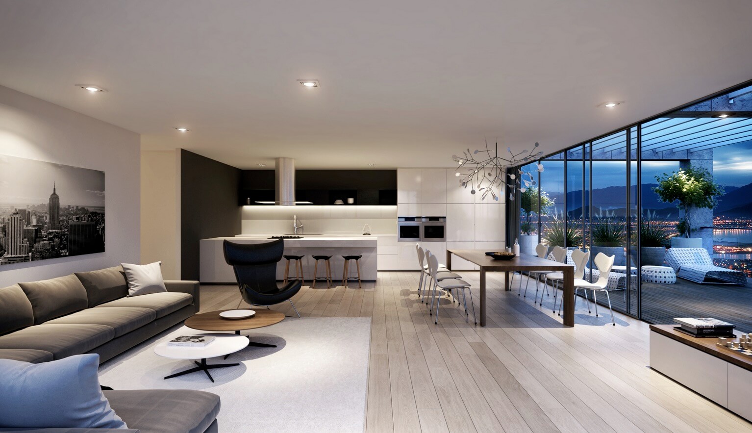 6. Poze amenajare living modern (21) 6. Poze amenajare living modern (21)