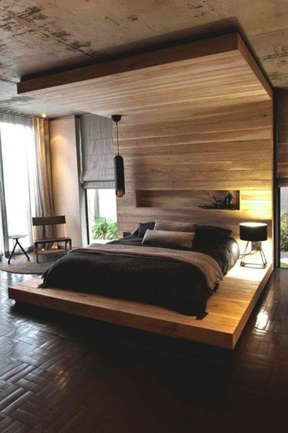 dormitor modern cu lemn 4 dormitor modern cu lemn 4