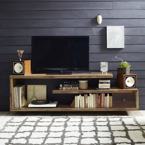 mobila standard pentru un dormitor modern – masa de televizor-comoda 1 mobila standard pentru un dormitor modern - masa de televizor-comoda 1