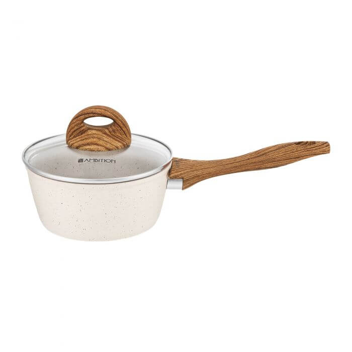 1. Cratita cu capac de sticla effect nature de la Homelux pentru bucatarie