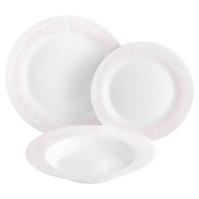 1. Serviciu de masa 18 piese Pearl de la Homelux pentru bucatarie