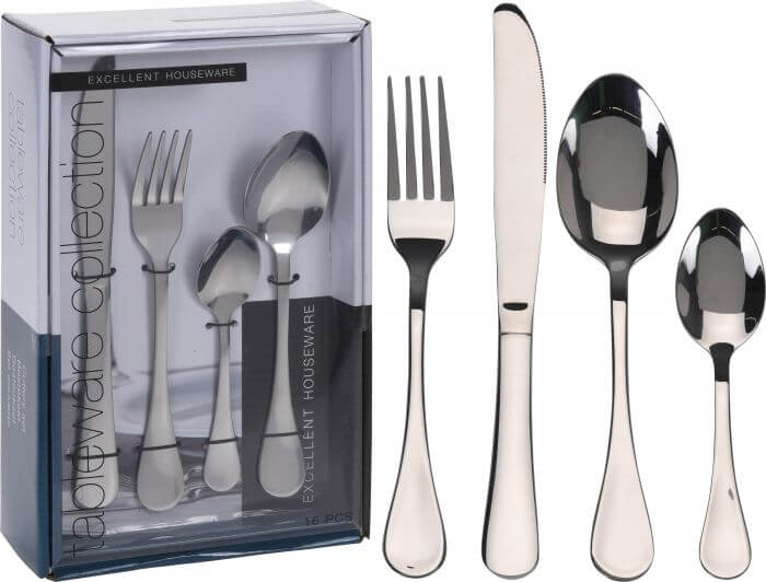 1. Set tacamuri din otel inoxidabil de la Homelux pentru bucatarie