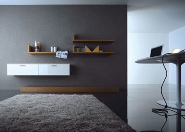 1.1. Stiluri de amenajare Design Minimalist Rafturi