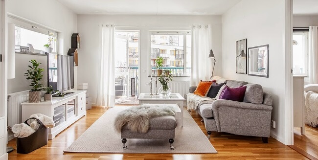 2.1 amenajare apartament cu 3 camere sub 70mp 6