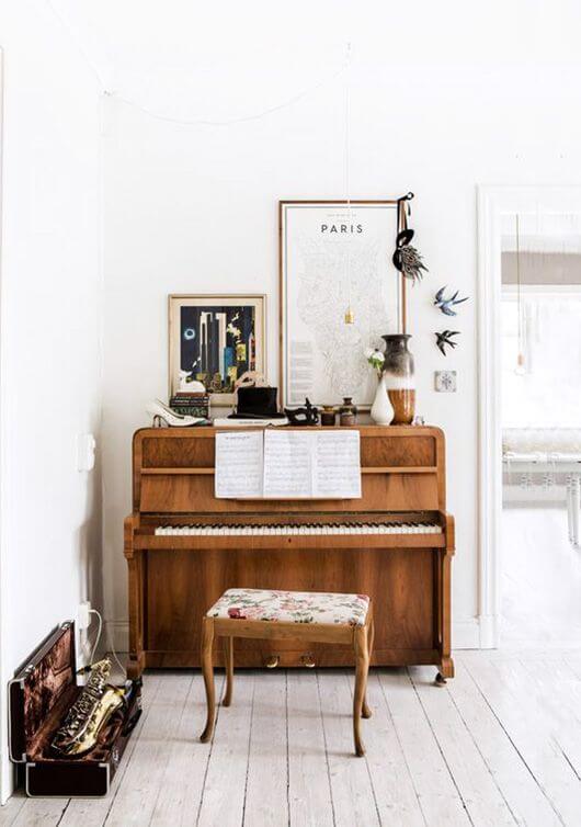 2.7. Stiluri de amenajare Design Vintage Pian