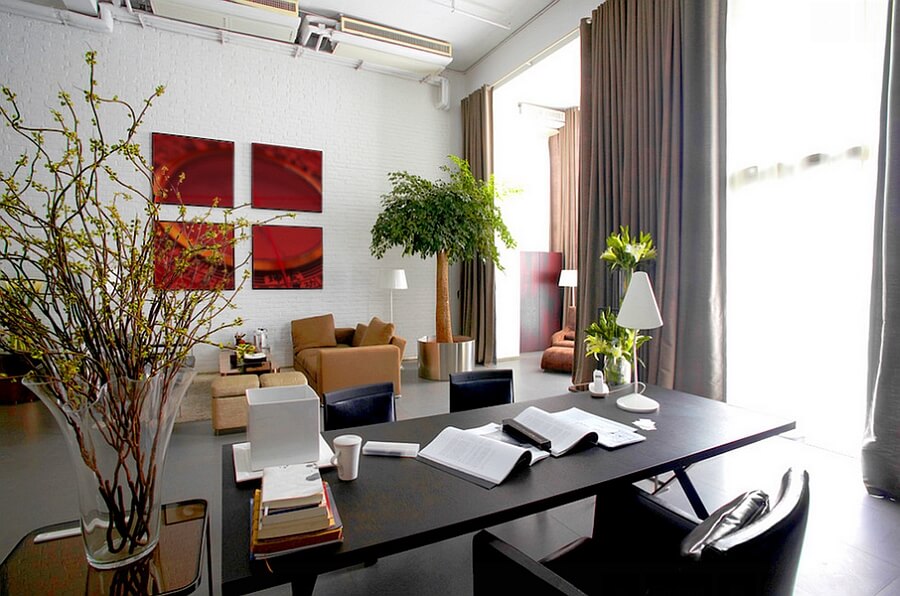 3 amenajare birou in stil feng-shui cu mult chi 7