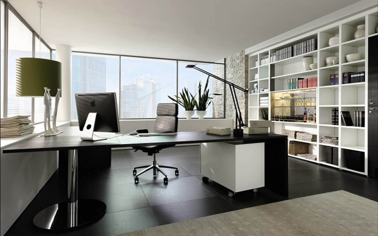 3 amenajare birou in stil feng-shui si modern 8