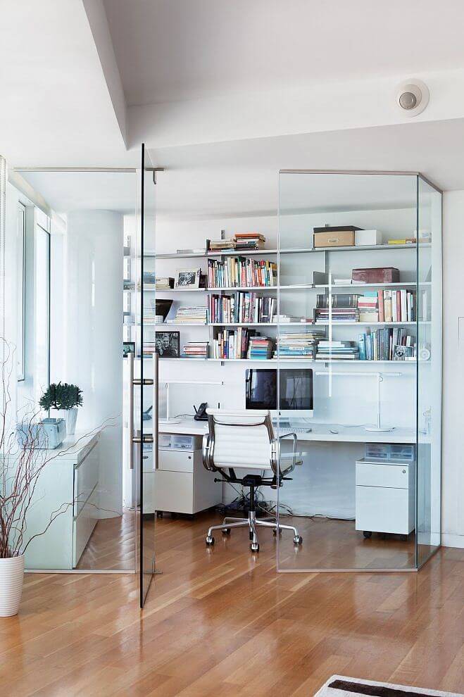 3 amenajare birou modern – minimalist – contemporan – amenajare birou acasa – amenajare birou din sticla 19
