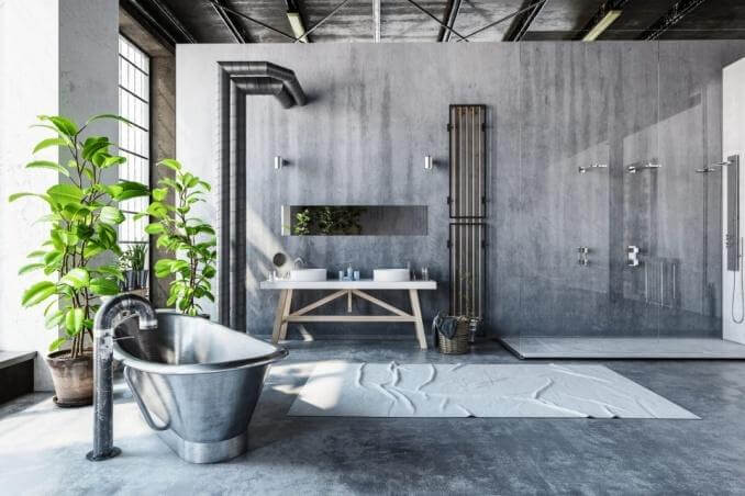 3.3. Stiluri de amenajare Design Industrial Baie