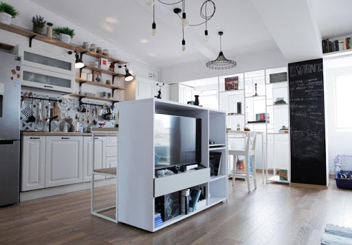 3.3. Stiluri de amenajare Design Industrial Living Open Space