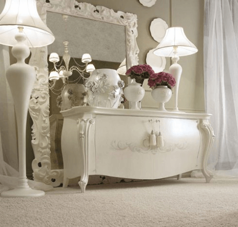 4. Stiluri de amenajare Design Romantic Mobilier