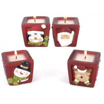 Idei cadouri de Secret Santa tombola suport lumanari ceramica
