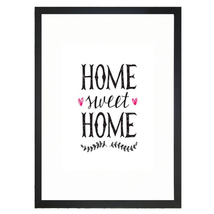 Tablou-Home-Sweet-Home-de-la-Homelux-pentru-hol