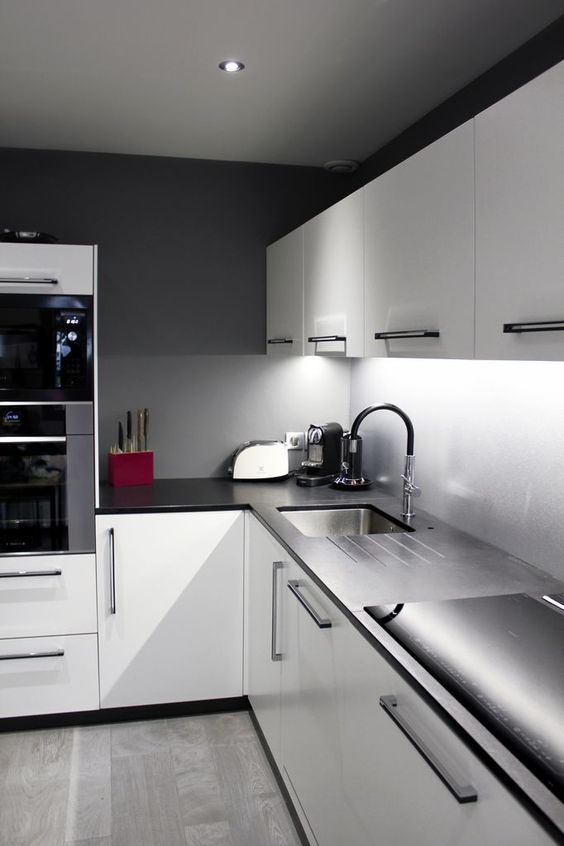 bucatarie moderna de apartament 3