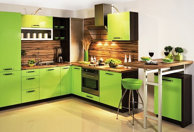 bucatarie verde 3