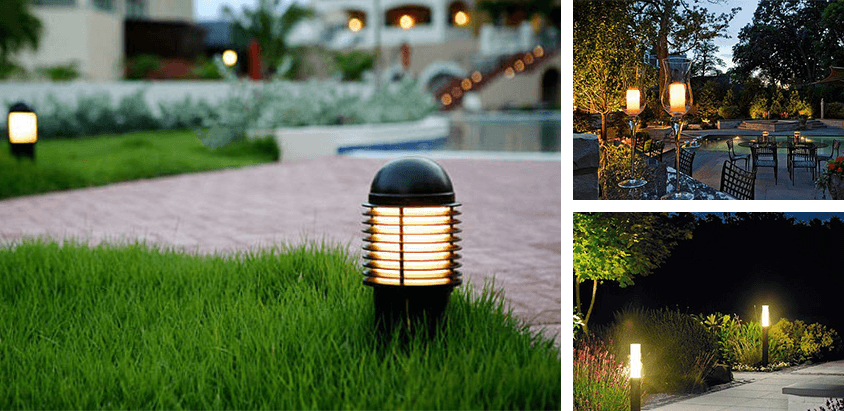 iluminarea spatiilor mici exterioare – curte 1