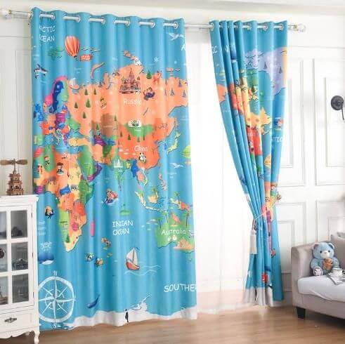 modele de perdele si draperii in camera copilului 10
