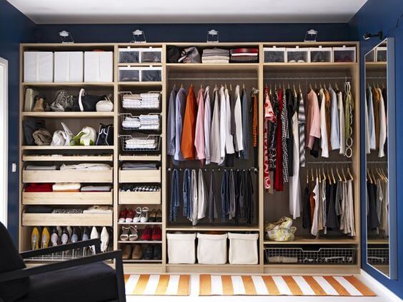 1.1. Compartimentarea dressingului in functie de articolele vestimentare – Garderoba office si eleganta 2