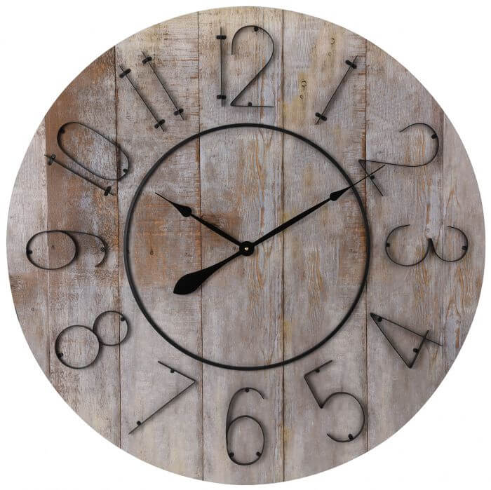 3. Amenajarea casei – Modernizarea unei case la tara – Produse Homelux – Decoratiuni – Ceas de perete din mdf