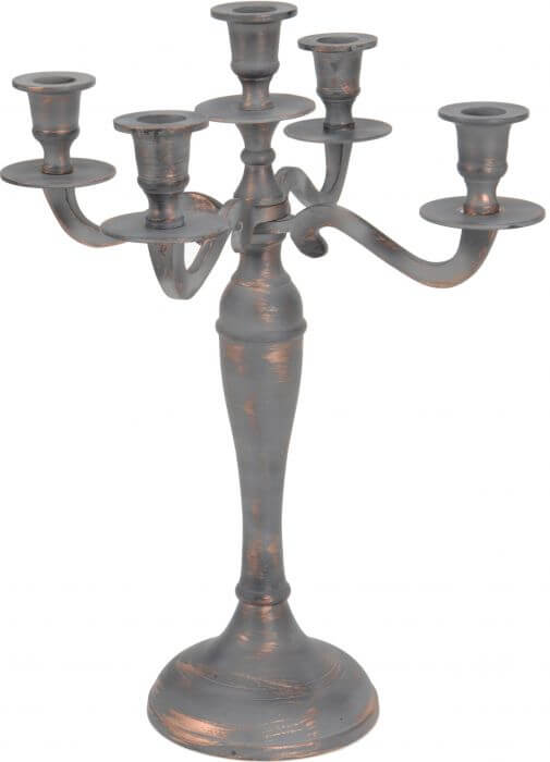 3. Amenajarea casei – Modernizarea unei case la tara – Produse Homelux – Decoratiuni – Sfesnic aluminiu