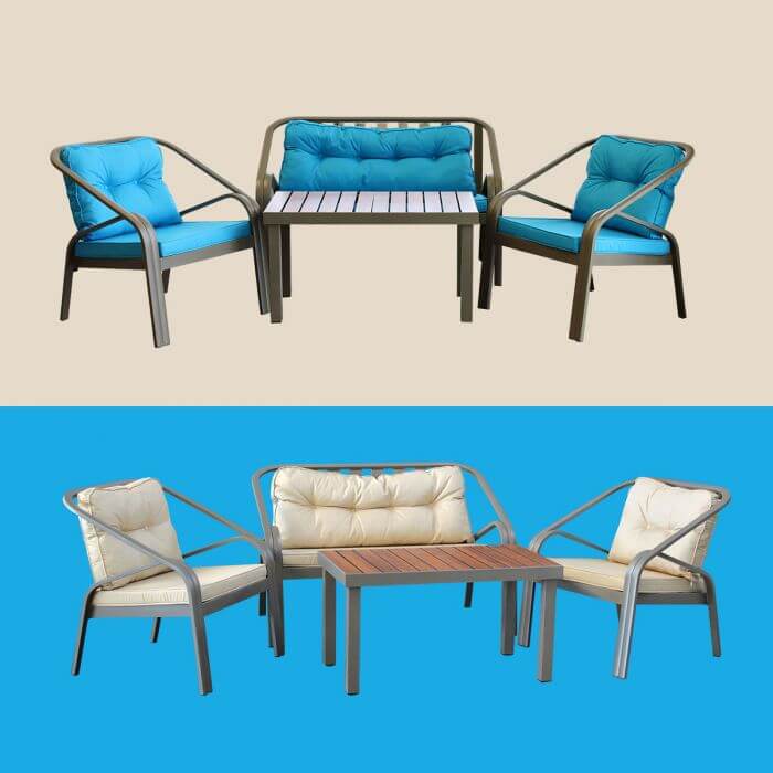 3. Amenajarea casei – Modernizarea unei case la tara – Produse Homelux – Mobilier exterior – Set terasa Alcor