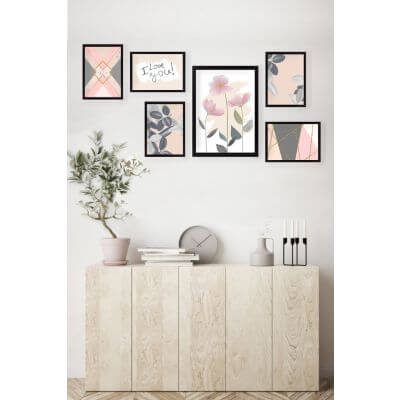 set tablouri flori