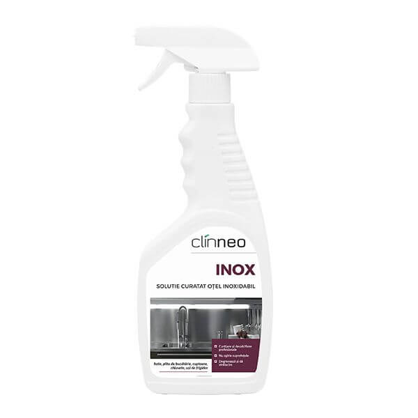 6. Produse Homelux pentru curatenie – Solutie curatare inox Clinneo