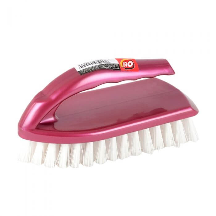 perie plastic roz