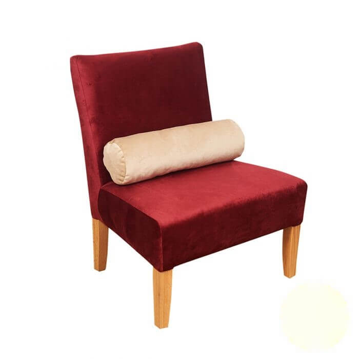 fotoliu soft rosu crem