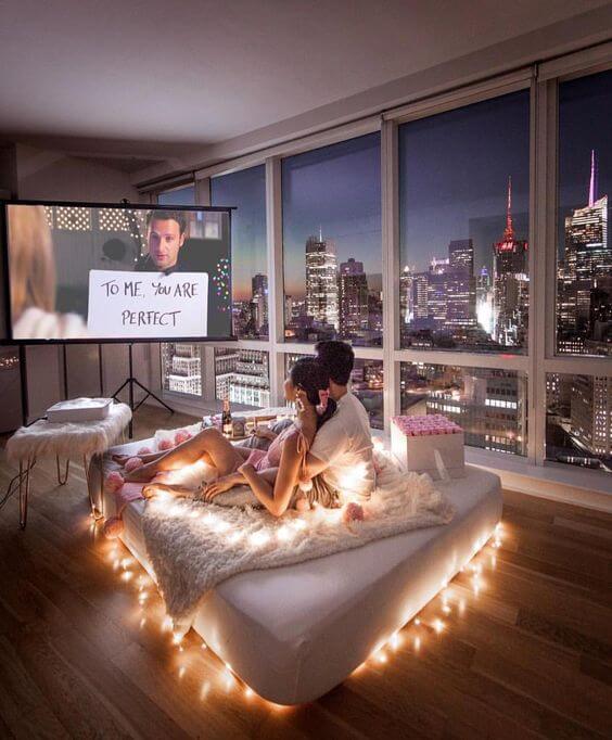 cina romantica film proiectie