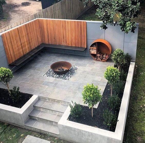 gradina stil modern